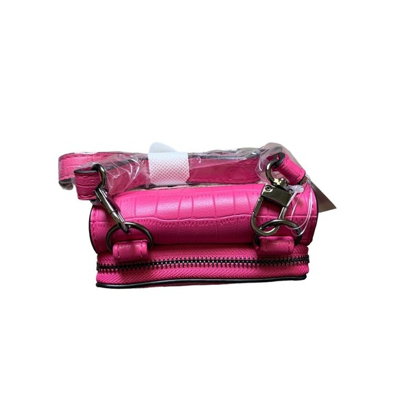 INC International Concepts Mini Cross Body Bag Fanny Hot Pink - Picture 5 of 7